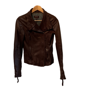 Danier Rich Brown Genuine Leather Jacket